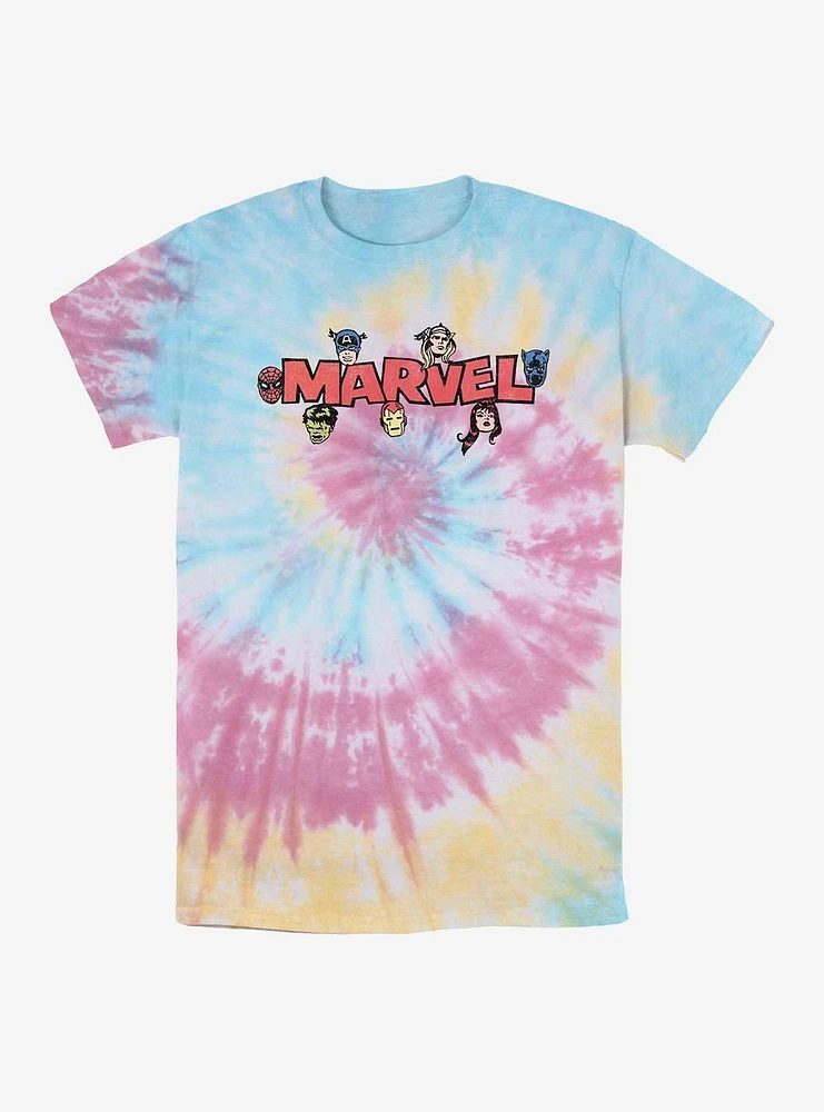 Marvel Avengers Vintage Logo Tie Dye T-Shirt