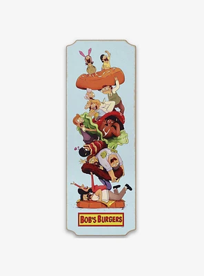 Bob's Burgers Character Group Vertical Wood Sign Wall Decor
