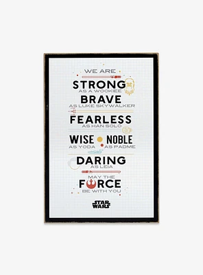 Star Wars Constitution Wood Wall Decor