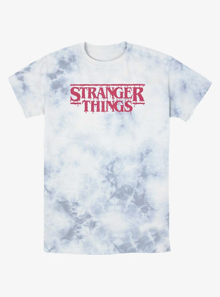 Stranger Things Logo Mineral Wash T-Shirt