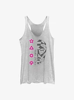Squid Game Front Man Line Art Girls Tank