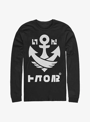 Nintendo Splatoon Anchor Badge Long-Sleeve T-Shirt