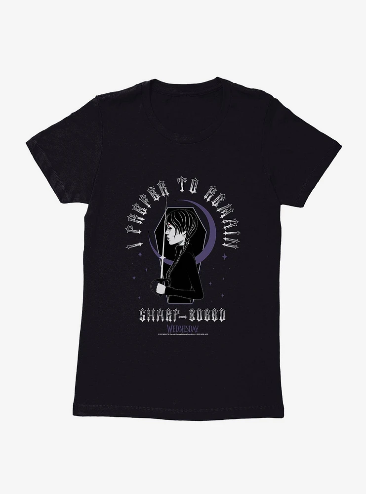 Wednesday I Prefer To Remain Womens T-Shirt
