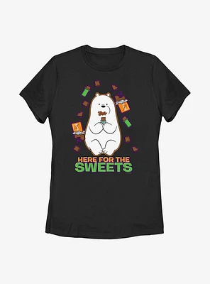 We Bare Bears Here For The Sweets Ice Bear Womens T-Shirt