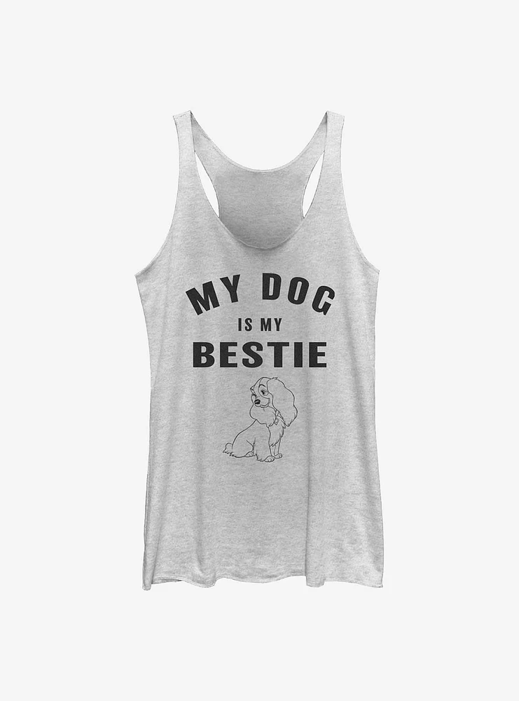 Disney Lady and the Tramp Is My Bestie Girls Tank