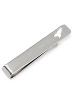Disney Pixar Buzz Lightyear Cutout Hidden Message Silver Tie Bar