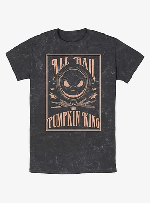 The Nightmare Before Christmas Hail Pumpkin King Mineral Wash T-Shirt