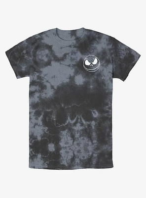 The Nightmare Before Christmas Jack Skellington Pocket Tie-Dye T-Shirt