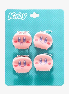 Kirby Face Mini Claw Hair Clip Set