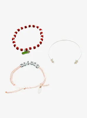 Demon Slayer: Kimetsu No Yaiba Nezuko Bracelet Set