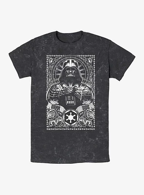 Star Wars Vader Dark Side Mineral Wash T-Shirt