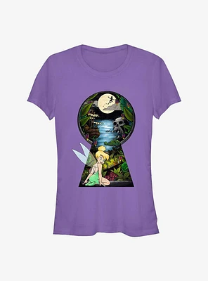 Disney Tinker Bell Keyhole To Neverland Girls T-Shirt