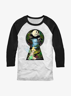 Disney Tinker Bell Keyhole To Neverland Raglan T-Shirt