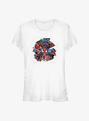 Marvel Spider-Man 60th Anniversary Spidey Web Girls T-Shirt