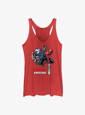 Marvel Spider-Man 60th Anniversary Web Comic Girls Tank