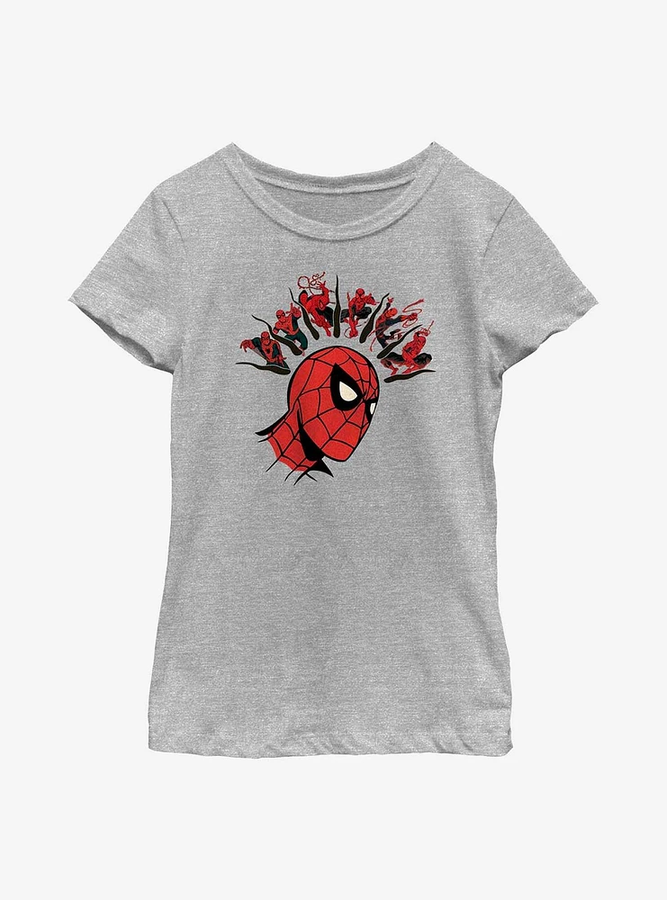 Marvel Spider-Man Multiple Senses Youth Girls T-Shirt