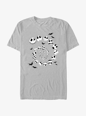 Disney The Nightmare Before Christmas Jack Skellington Emotion Swirl T-Shirt