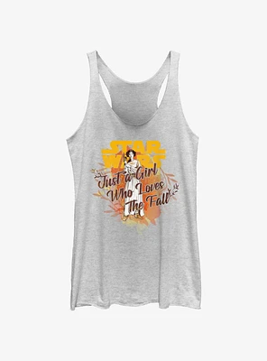 Star Wars Leia Loves The Fall Girls Tank