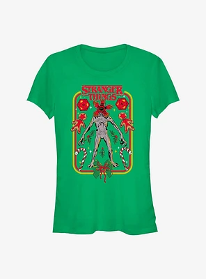 Stranger Things Demogorgon Holiday Girls T-Shirt