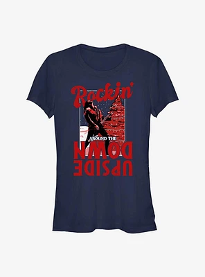 Stranger Things Eddie Rockin' Around Girls T-Shirt