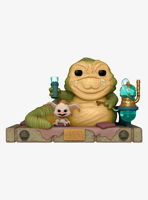 Funko Pop! Movie Moment Star Wars Return of the Jedi 40th Anniversary Jabba the Hutt and Salacious Crumb Vinyl Bobble-Head