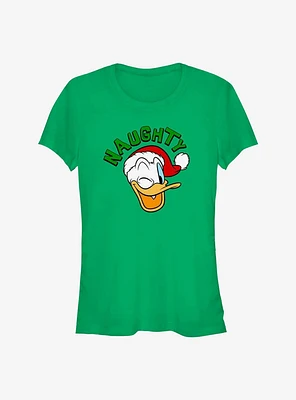 Disney Donald Duck Naughty Holiday Girls T-Shirt