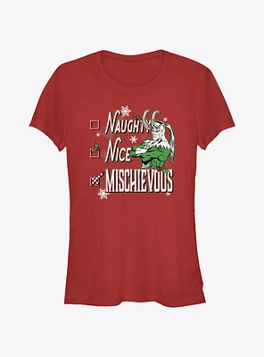 Marvel Loki Choose Mischievous Girls T-Shirt