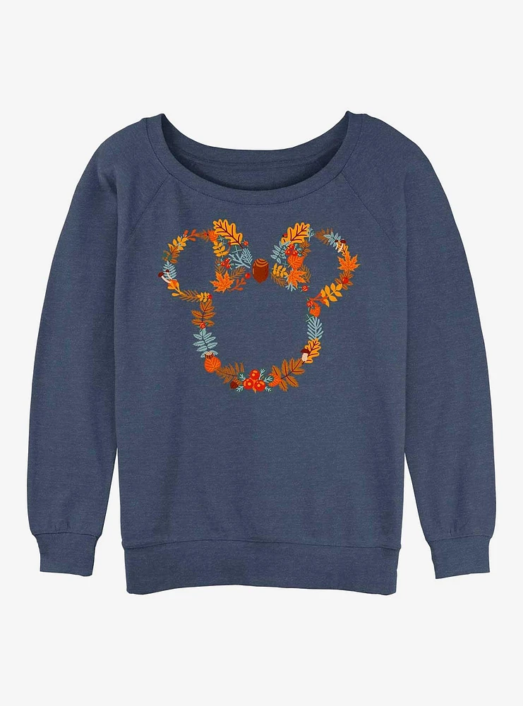 Disney Minnie Mouse Fall Ears Girls Slouchy Sweatshirt