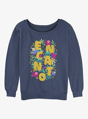 Disney Encanto Flower Arrangement Girls Slouchy Sweatshirt