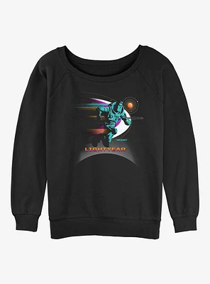 Disney Pixar Lightyear Buzz Run Girls Slouchy Sweatshirt