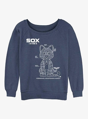 Disney Pixar Lightyear Sox Tech Girls Slouchy Sweatshirt