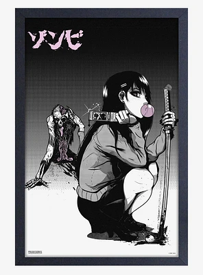 Zombie Makeout Club Bubblegum Framed Wood Wall Art