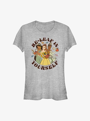 Disney Princesses Fall For Yourself Girls T-Shirt