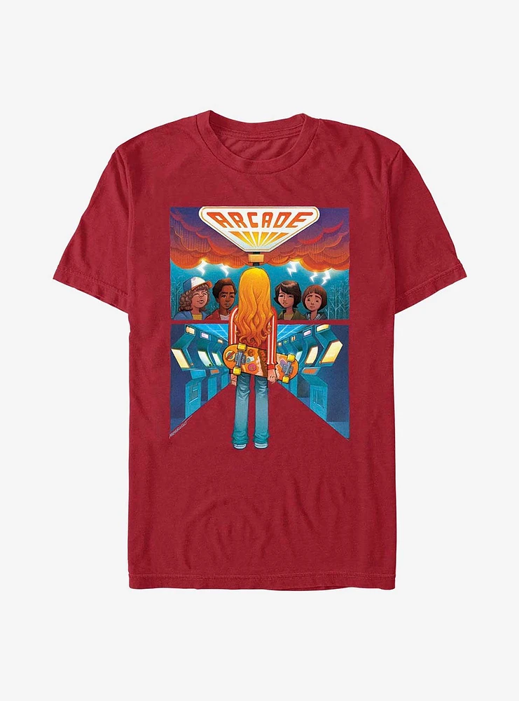 Stranger Things Arcade Poster T-Shirt