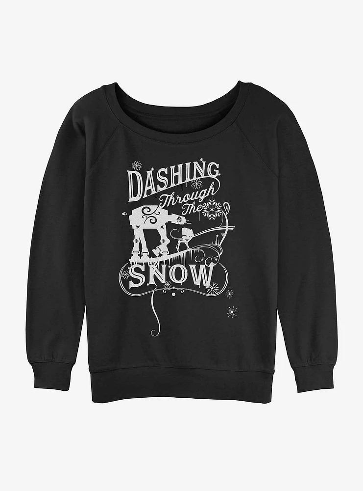 Star Wars AT-AT Walker Snow Girls Slouchy Sweatshirt