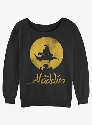 Disney Aladdin New World Girls Slouchy Sweatshirt