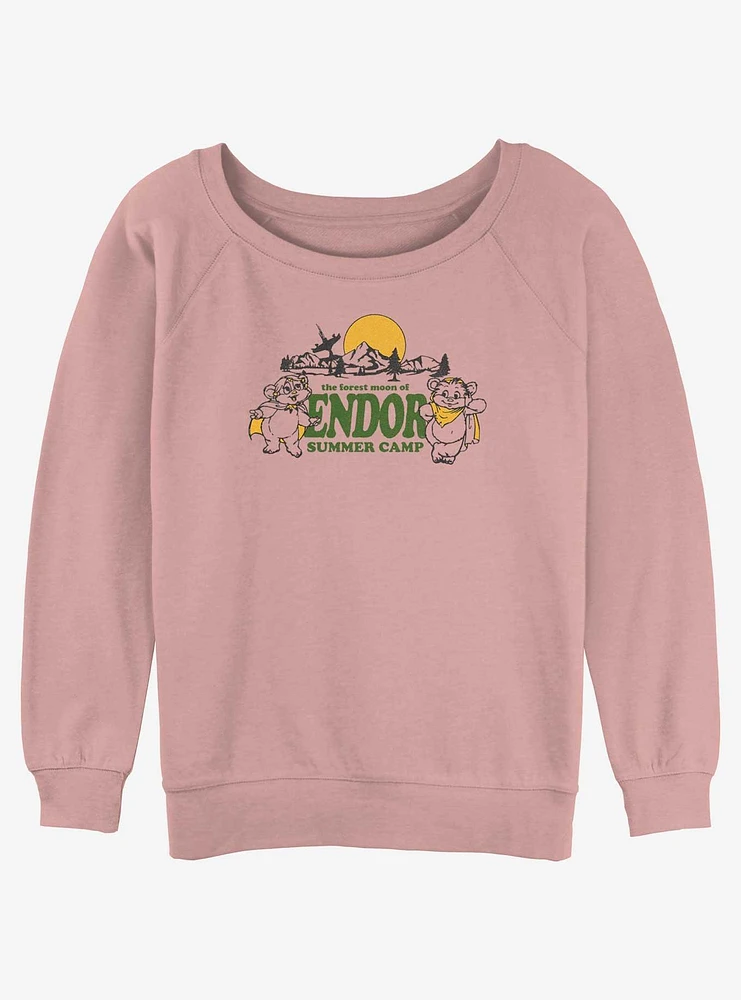 Star Wars Retro Ewoks Girls Slouchy Sweatshirt