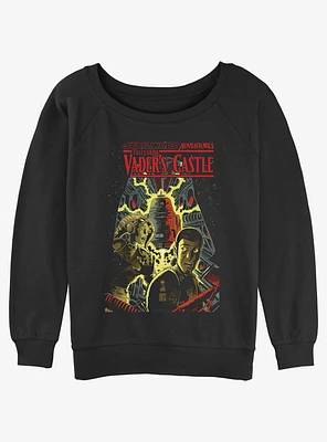 Star Wars Spaceship Castle Girls Slouchy Sweatshirt