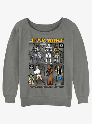Star Wars Crew Girls Slouchy Sweatshirt