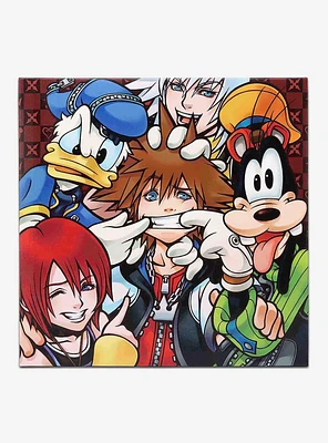 Disney Kingdom Hearts Character Collage Canvas Wall Decor