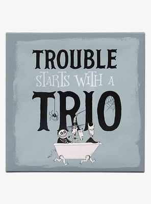 Disney The Nightmare Before Christmas Trouble Starts with a Trio Canvas Wall Decor