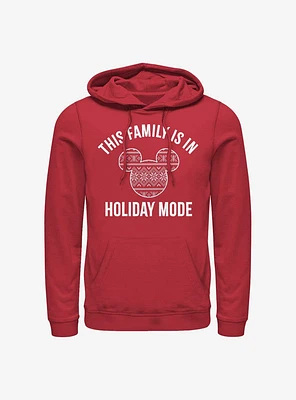 Disney Mickey Mouse Family Holiday Mode Hoodie