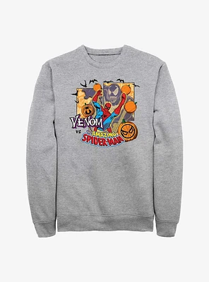 Marvel Spider-Man Venom vs Halloween Sweatshirt