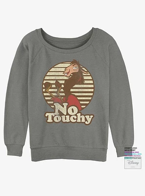 Disney The Emperor's New Groove Kuzco No Touchy Girls Slouchy Sweatshirt