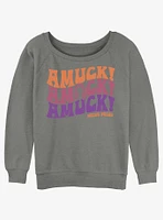 Disney Hocus Pocus Amuck Girls Slouchy Sweatshirt