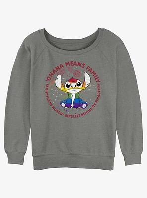 Disney Lilo & Stitch Ohana Pride Slouchy Sweatshirt