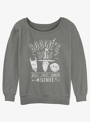 The Nightmare Before Christmas Boogie's Boys Girls Slouchy Sweatshirt
