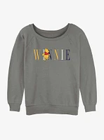 Disney Winnie The Pooh Fashion Girls Slouchy Sweatshirt