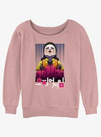 Squid Game Young-Hee Doll Always Watching Girls Slouchy Sweatshirt