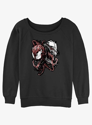 Marvel Venom Poison Girls Slouchy Sweatshirt